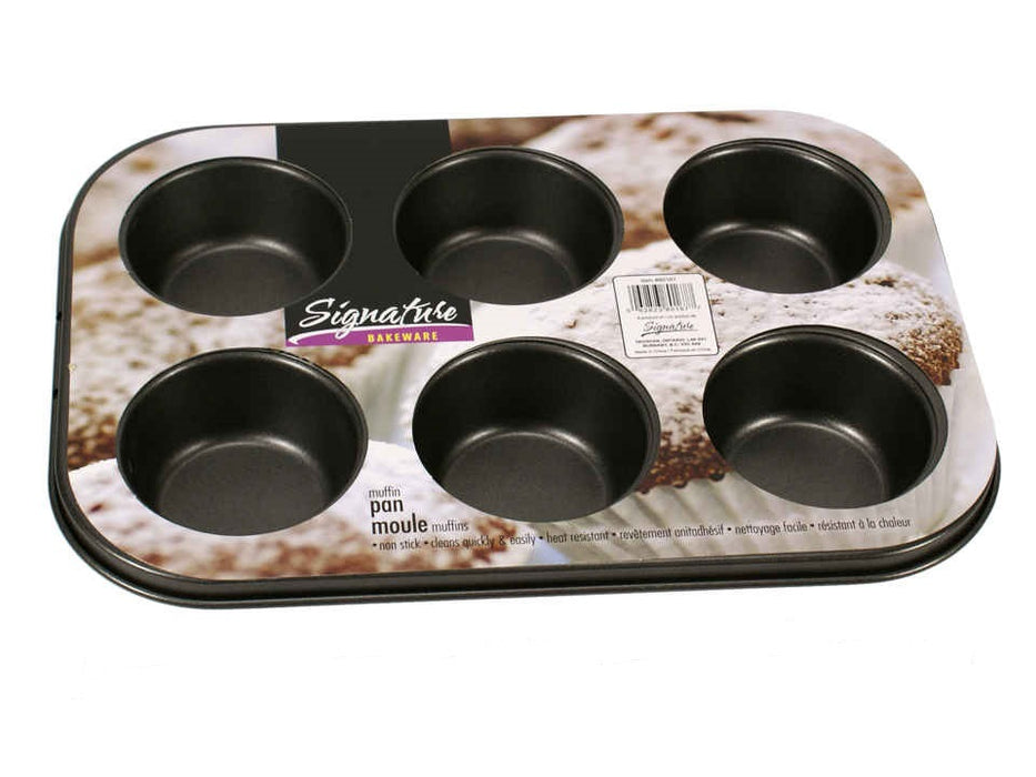 Moule à 6 Cupcakes/muffins «Signature Bakeware»