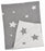 Couverture pour enfant en coton naturel, Multi Star, gris